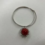 サンゴダイヤ0.13ct Pt900・750